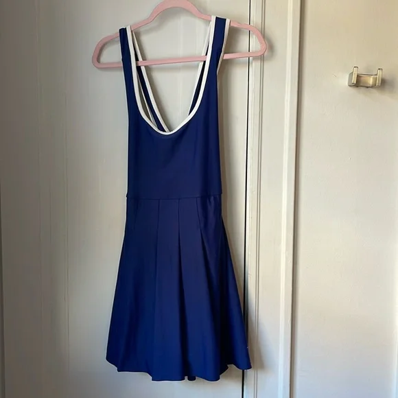 Prince Pickleball Dress Target Collab Tennis Skirt L Navy Blue Pleated Skirt - Picture 1 of 9